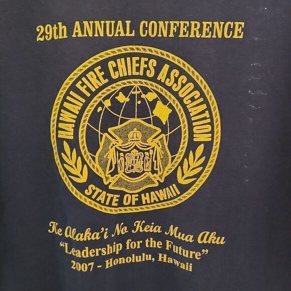 Hawaii Fire Chiefs Assoc. 29th Annual Conference T-shirt XL - Picture 2 of 6